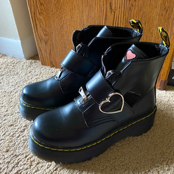 Custom made doc marten lazy oaf STYLED boots READ DESCRIPTION - Picture 1 of 4
